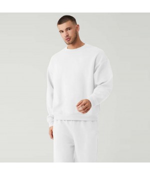 Men's Crewneck Pullover Sweatshirt - Comfortable Fleece Sweatshirt for Casual Wear, Gym, and Outdoor Activities