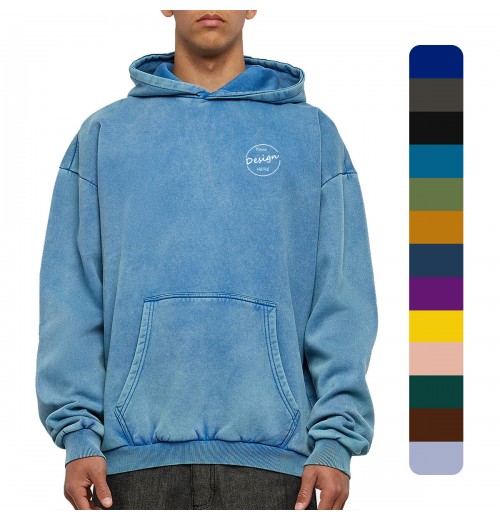 New Design Custom Pullover High Quality French Terry Sweatshirts Unisex Young People Cheap Wholesale Hoodies For Men