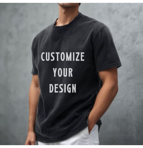 Summer Wholesale Regular Cotton men's T-shirts Blank Plain Casual Street Wear Custom T Shirt For men