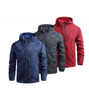 Men's Spring and Autumn Mountaineering Coat Thin casual quick drying windproof outdoor sports jacket
