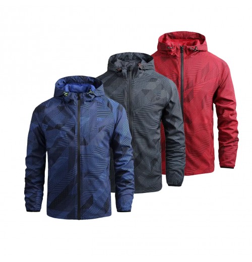 Men's Spring and Autumn Mountaineering Coat Thin casual quick drying windproof outdoor sports jacket